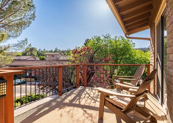 Red Rock Retreat With 360 Panoramic Views & Steps To Uptown Shops Sedona
